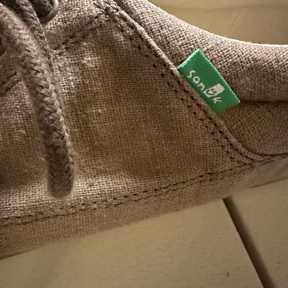 Sanuk tko men’s loafers 14 tan - Picture 4 of 7